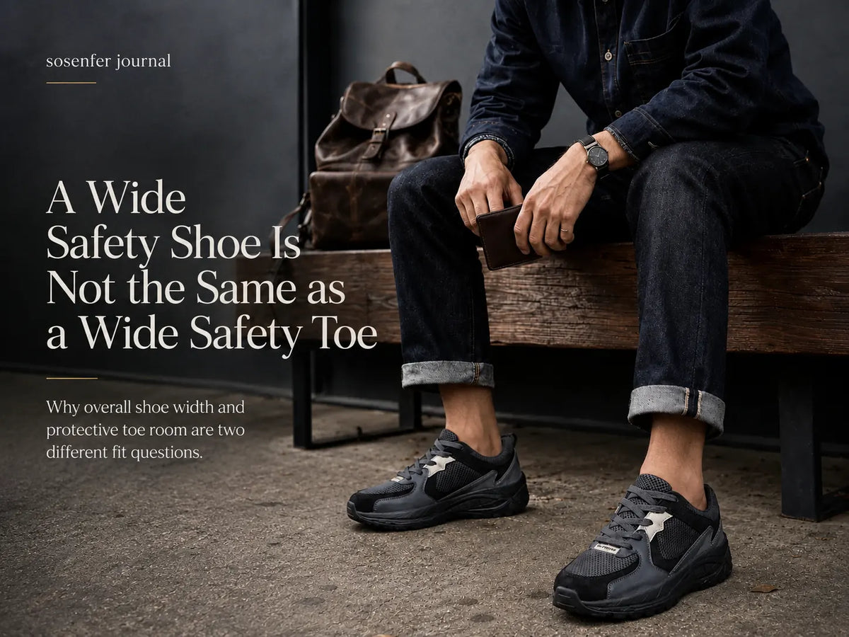 A Wide Safety Shoe Is Not the Same as a Wide Safety Toe