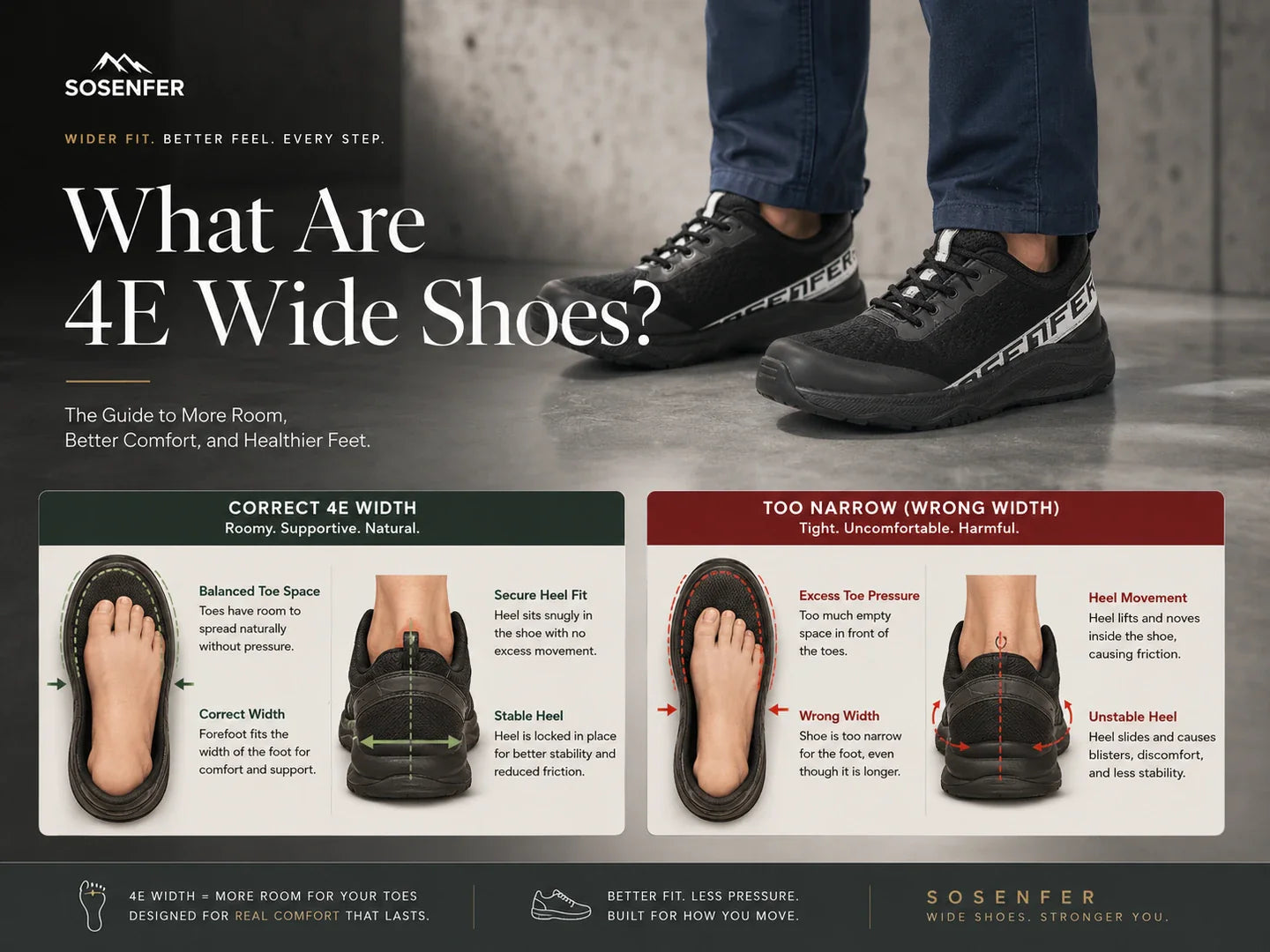 What Are 4E Wide Shoes?