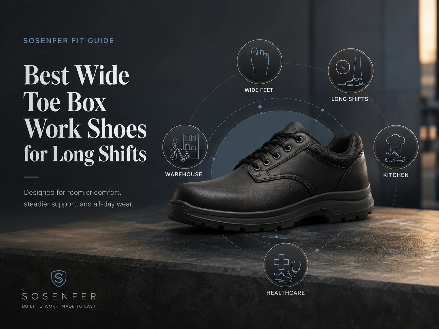 Best Wide Toe Box Work Shoes for Long Shifts