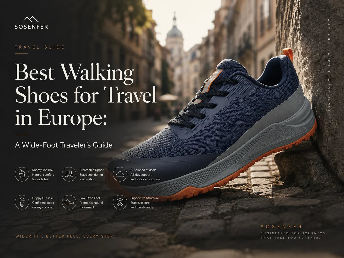 Best Walking Shoes for Travel in Europe: A Wide-Foot Traveler’s Guide