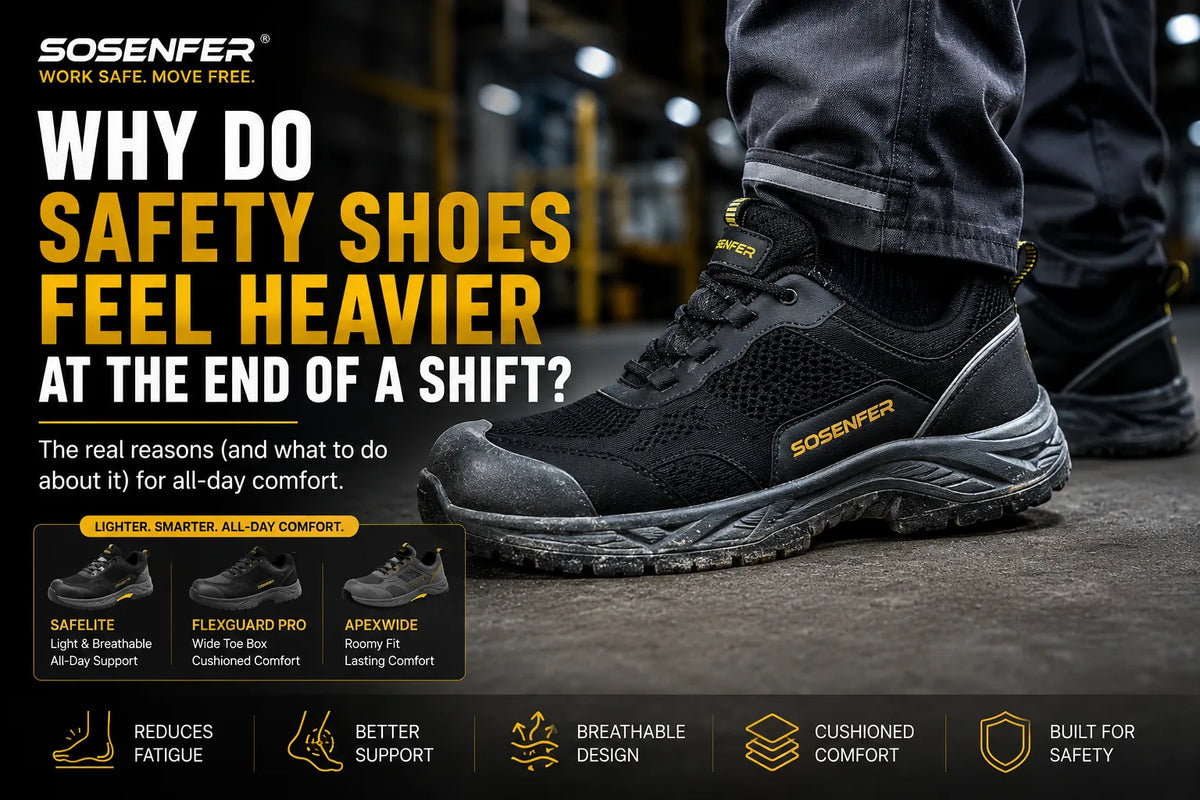 Why Do Safety Shoes Feel Heavier at the End of a Shift?