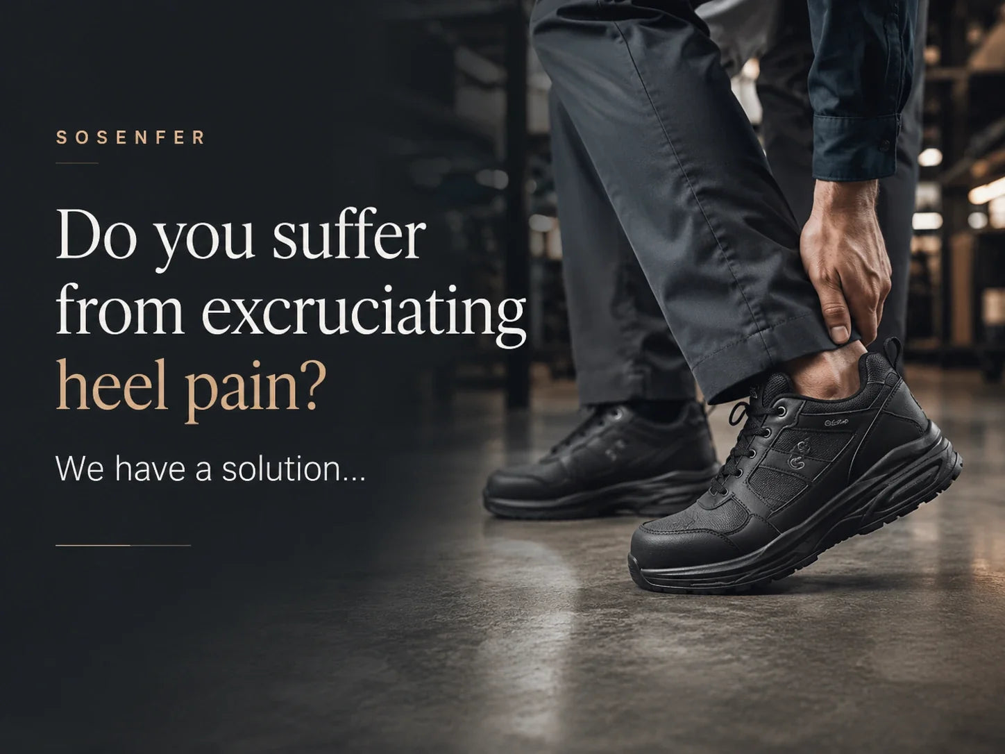 Do you suffer from excruciating heel pain? We have a solution…