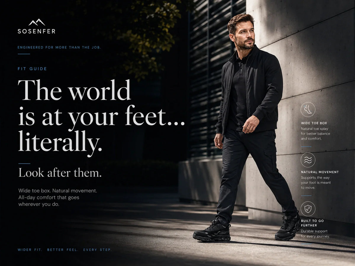 The world is at your feet… literally. Look after them