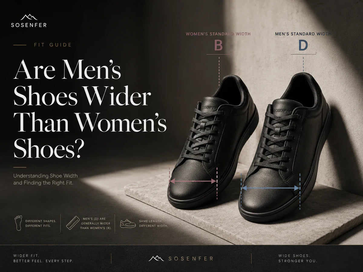 Are Men's Shoes Wider Than Women's Shoes?