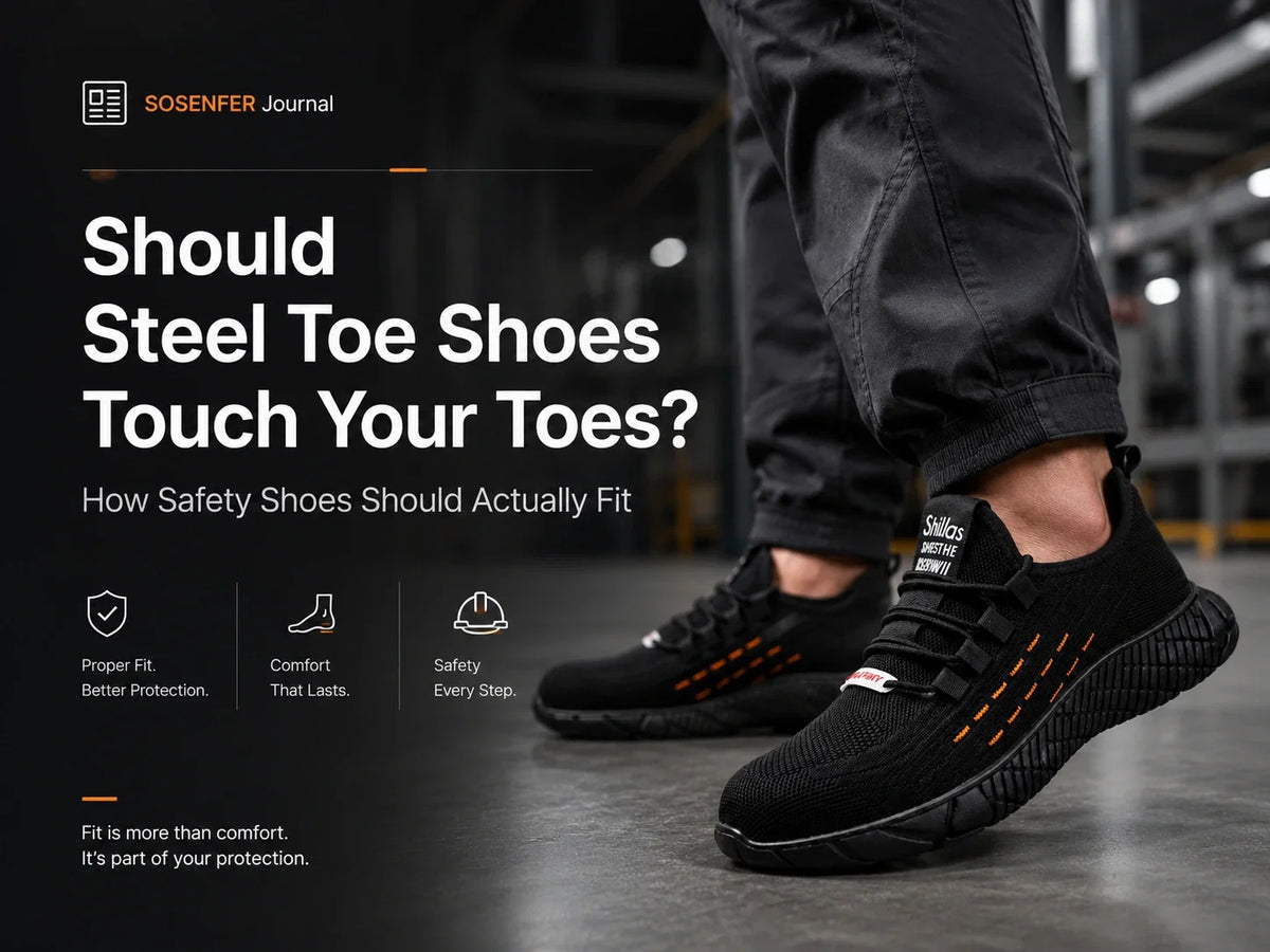 Should Steel Toe Shoes Touch Your Toes? How Safety Shoes Should Actually Fit