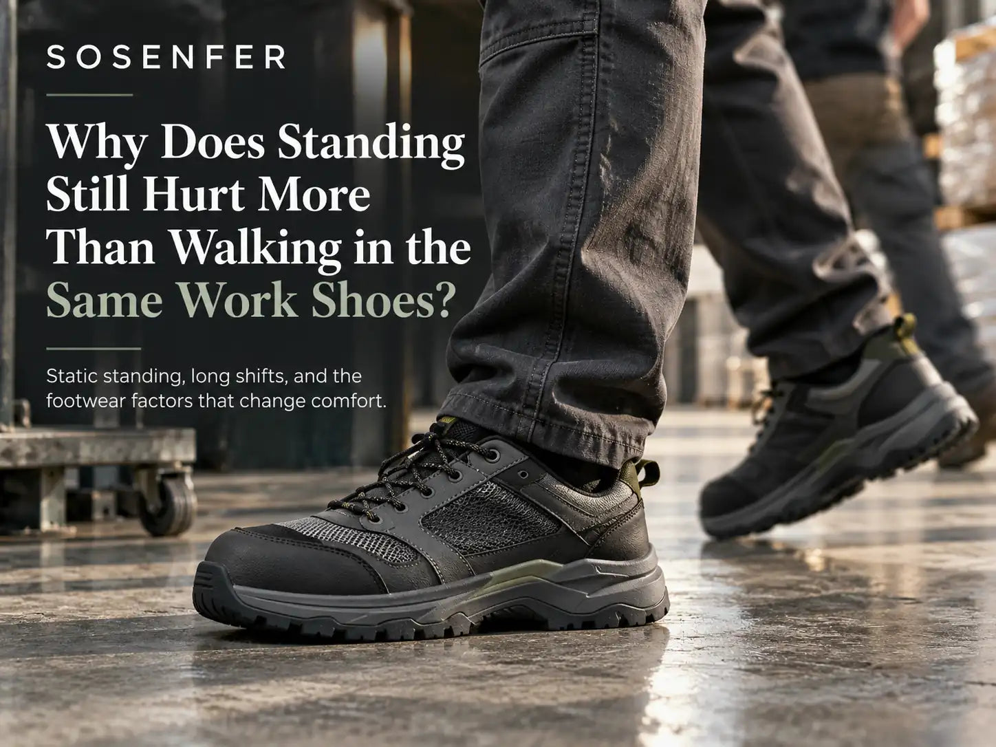 Why Does Standing Still Hurt More Than Walking in Work Shoes?