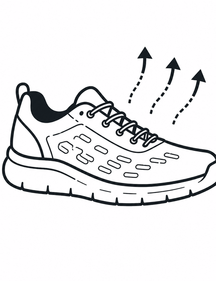 Breathable shoes