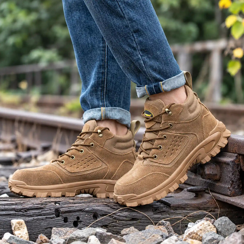 CanyonRidge 2E Suede Steel Toe Work Boots