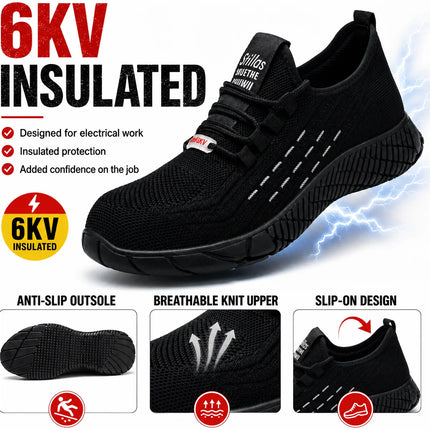 AeroWeave Lightweight Wide Toe Safety Shoes