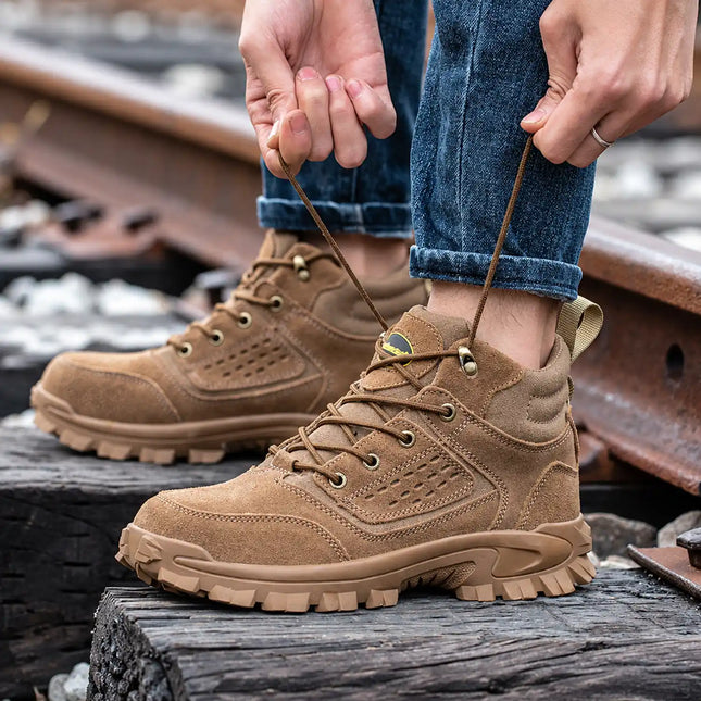 CanyonRidge 2E Suede Steel Toe Work Boots