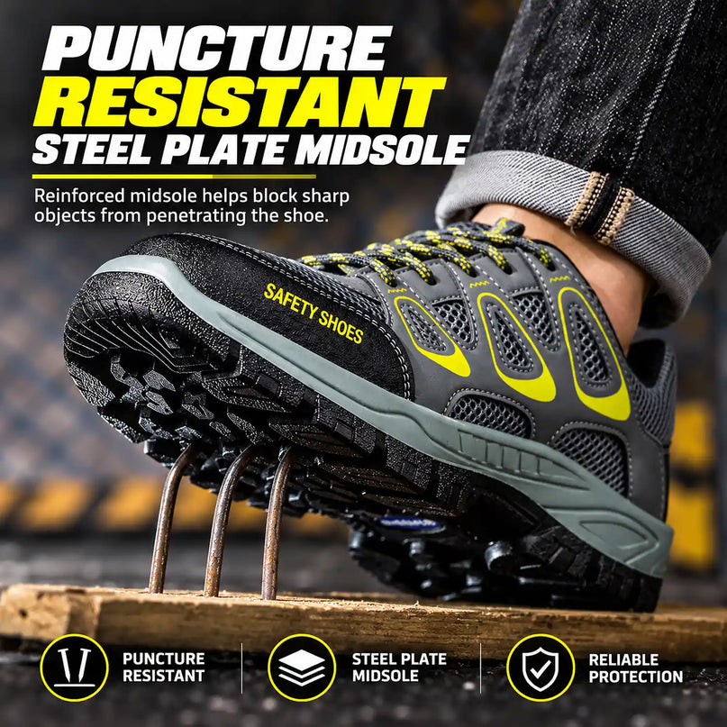 RidgeMesh 2E Steel Toe Safety Shoes