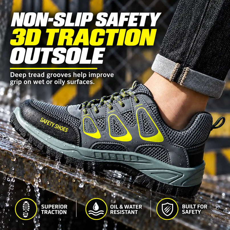 RidgeMesh 2E Steel Toe Safety Shoes