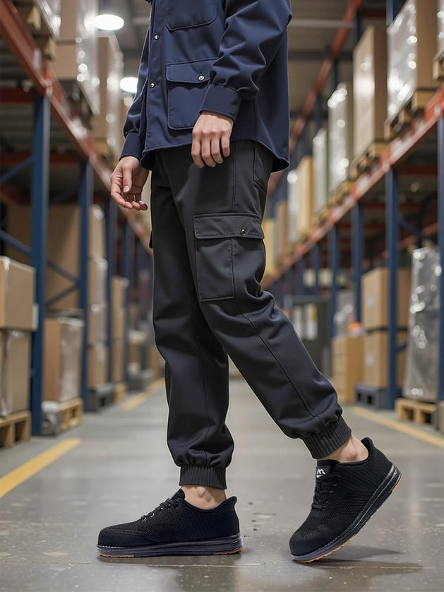 Men's FussMoshe 1913 Black Composite Safety Sneaker