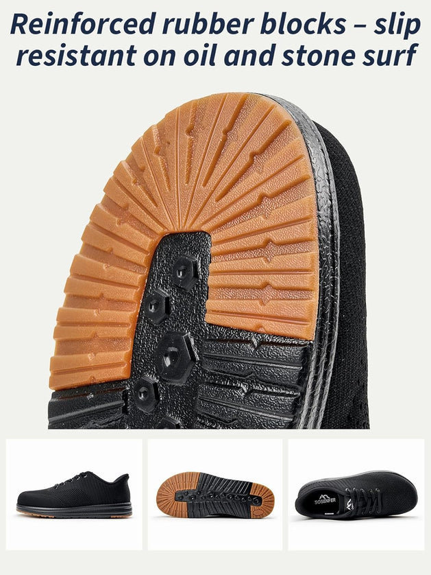 Men's FussMoshe 1913 Black Composite Safety Sneaker