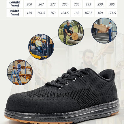 FussMoshe 1913 Svarta komposit-säkerhetsneakers