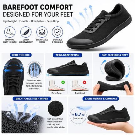 AirGround Wide Toe Barefoot Shoes