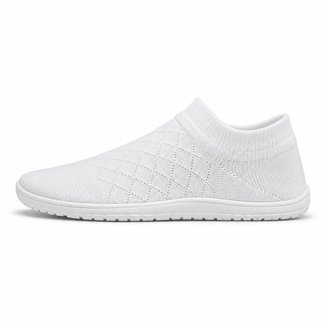 Chaussures pieds nus SolaWeave blanches à bout large