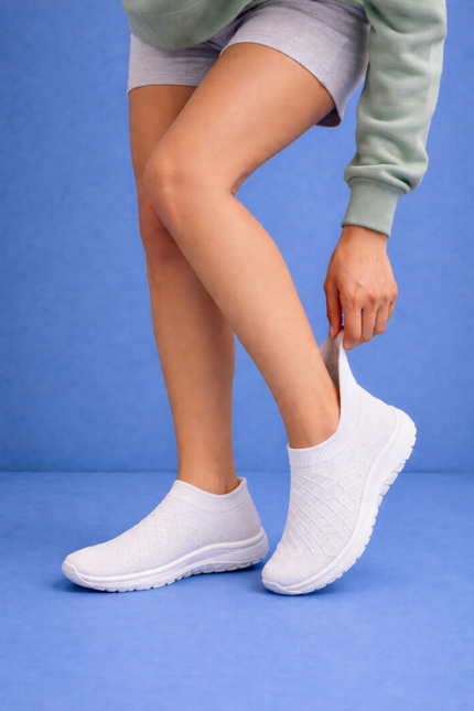 Mocassins en maille à enfiler Lennox pour femme