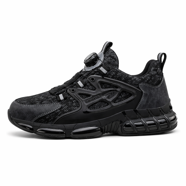 Titan Black Rotabuckle Safety Shoes