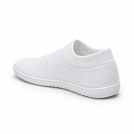 SolaWeave Wide Toe White Barefoot Shoes