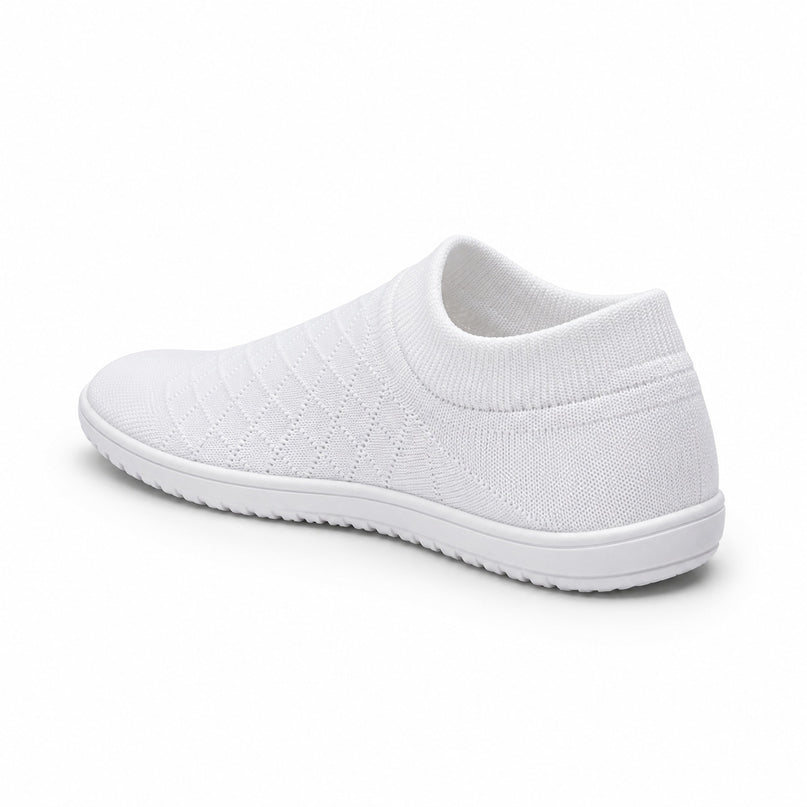 SolaWeave Wide Toe White Barefoot Shoes