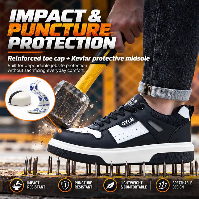 UrbanGuard Lightweight Steel Toe Safety Sneakers