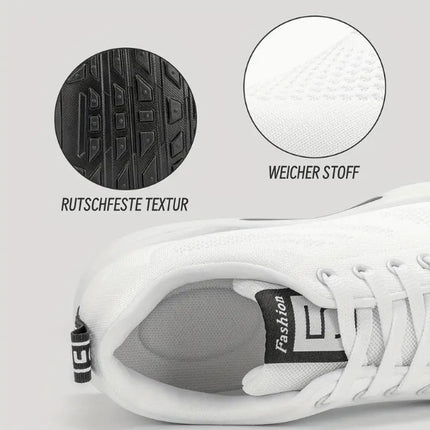 AuraLift Hidden Wedge Air Cushion Knit Sneakers