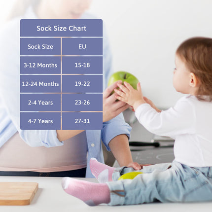 Kids' TinyGrip Cotton Socks