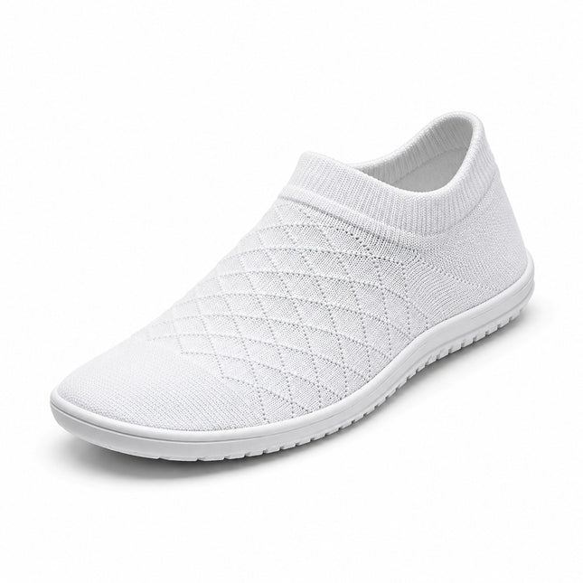 Chaussures pieds nus SolaWeave blanches à bout large