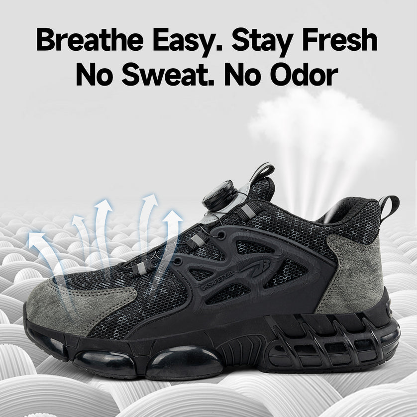Indestructible Rotabuckle Safety Shoes