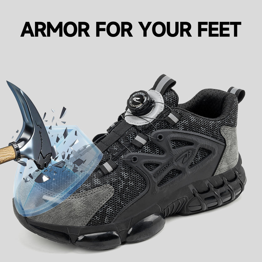 Indestructible Rotabuckle Safety Shoes