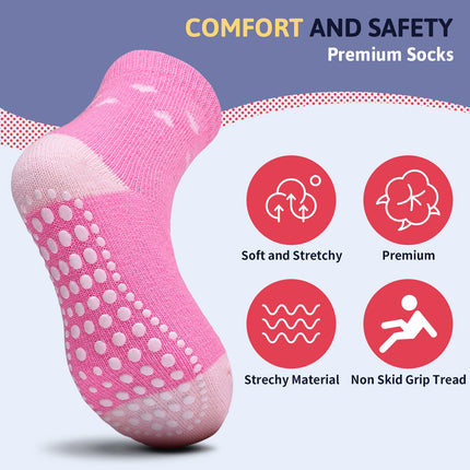 Kids' TinyGrip Cotton Socks