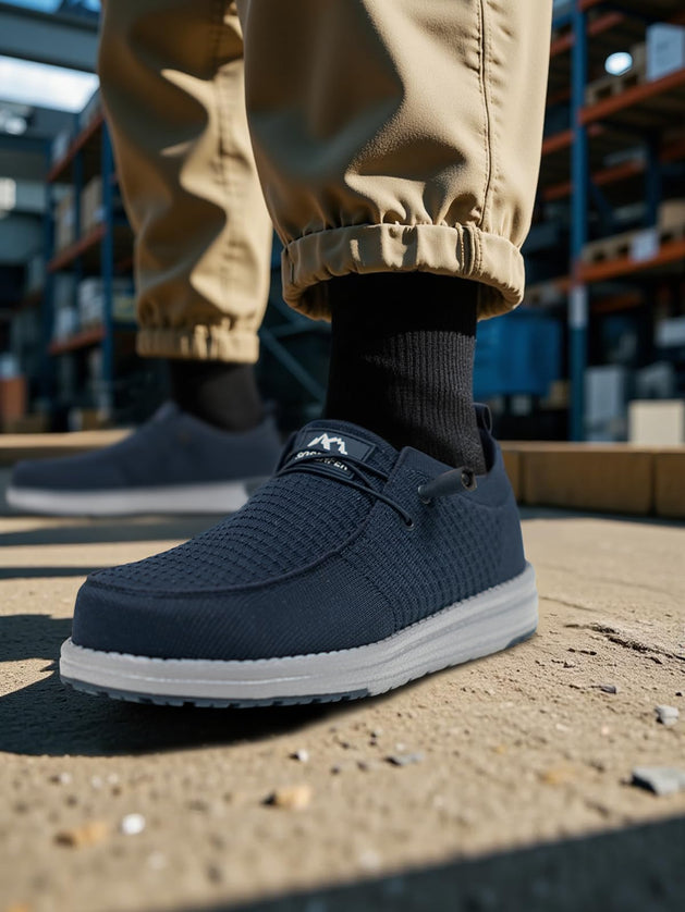 Men's Deep Navy FlexGuard Pro Safety Shoes