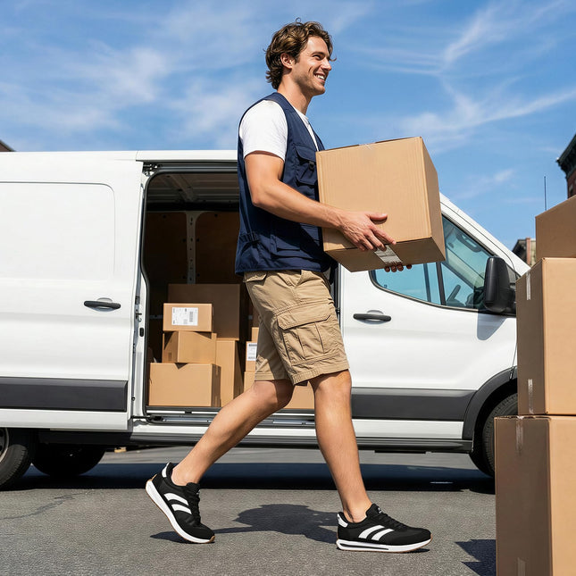 Men's HORIZON Black Gum GlideStep