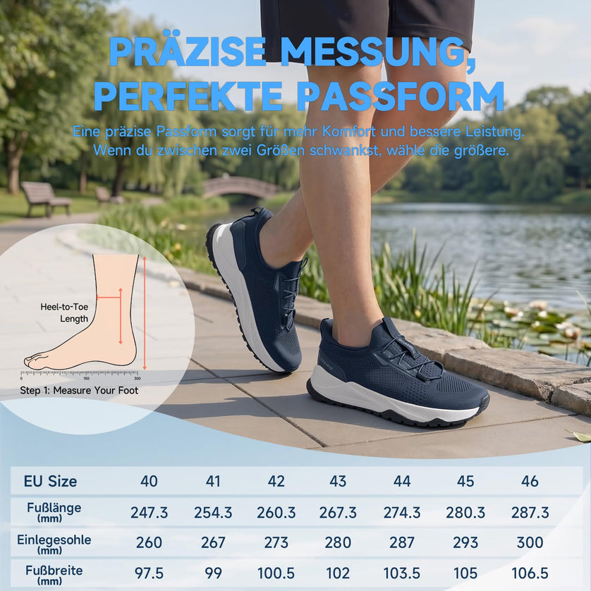 GlideTrail Wide Slip-On Walking Shoes