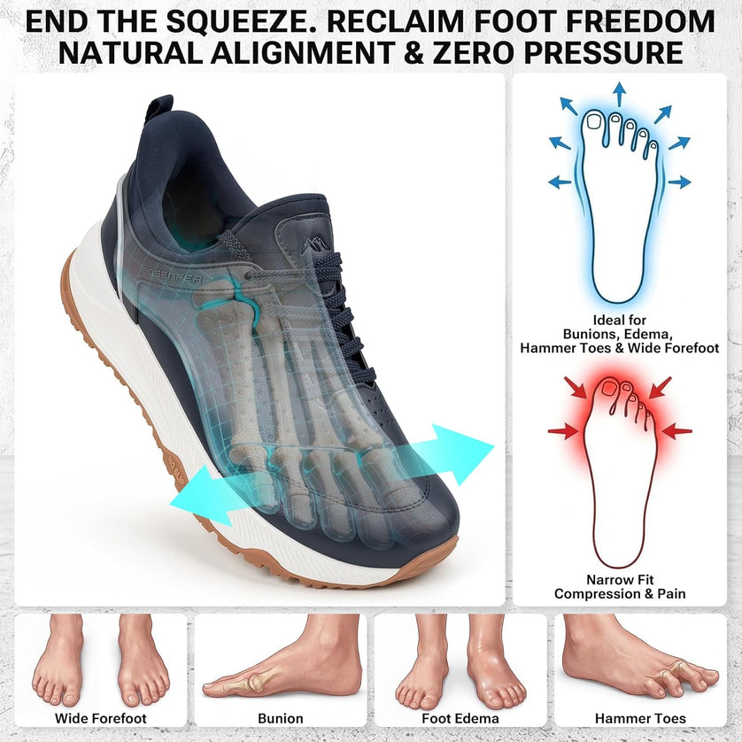 GlideFree Wide Work Sneaker