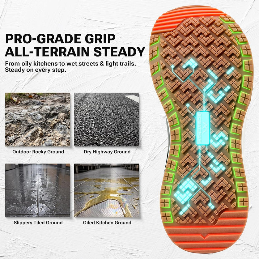 StoneTrack Wide Toe Box Walking Shoes