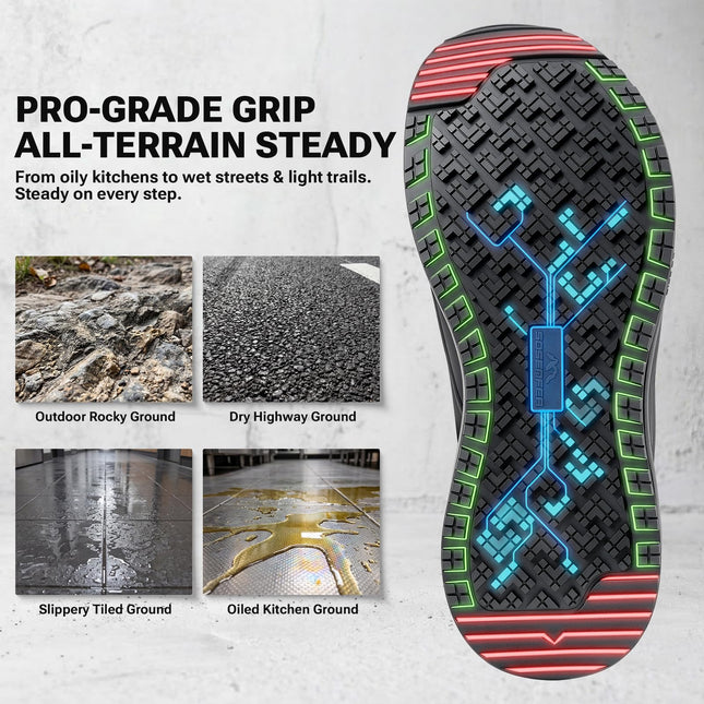 NightShift Mid Waterproof Work Sneaker