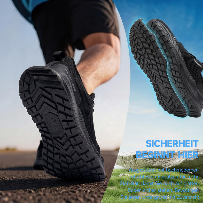 ShadowFlex Wide Slip-On Walking Shoes