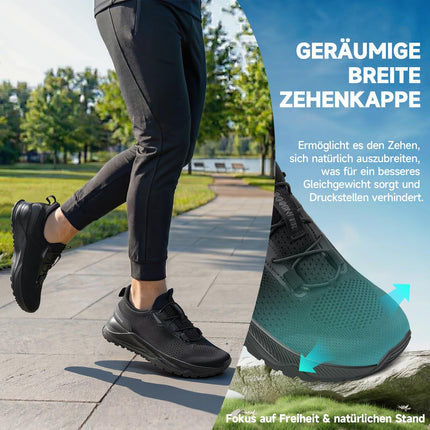 ShadowFlex Wide Slip-On Walking Shoes