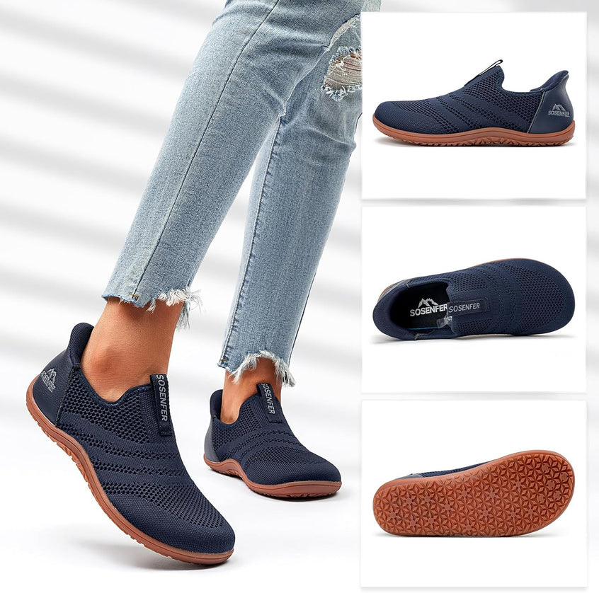 AirFlex Step-In Knit Wide Toe Box Walking Shoes