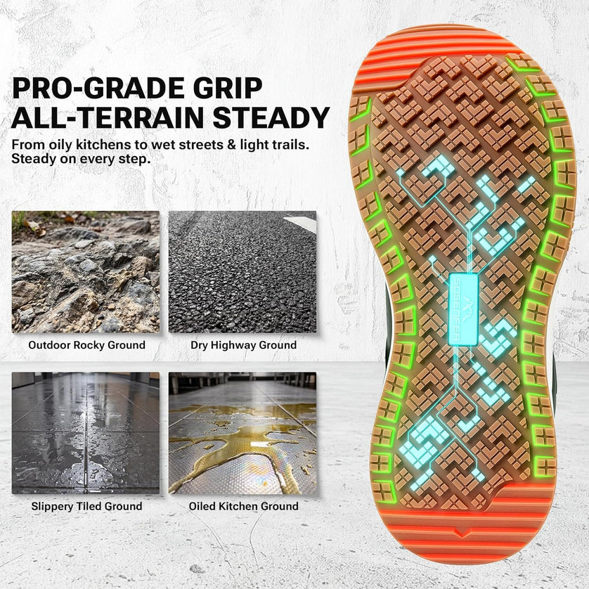 GlideFree Wide Work Sneaker