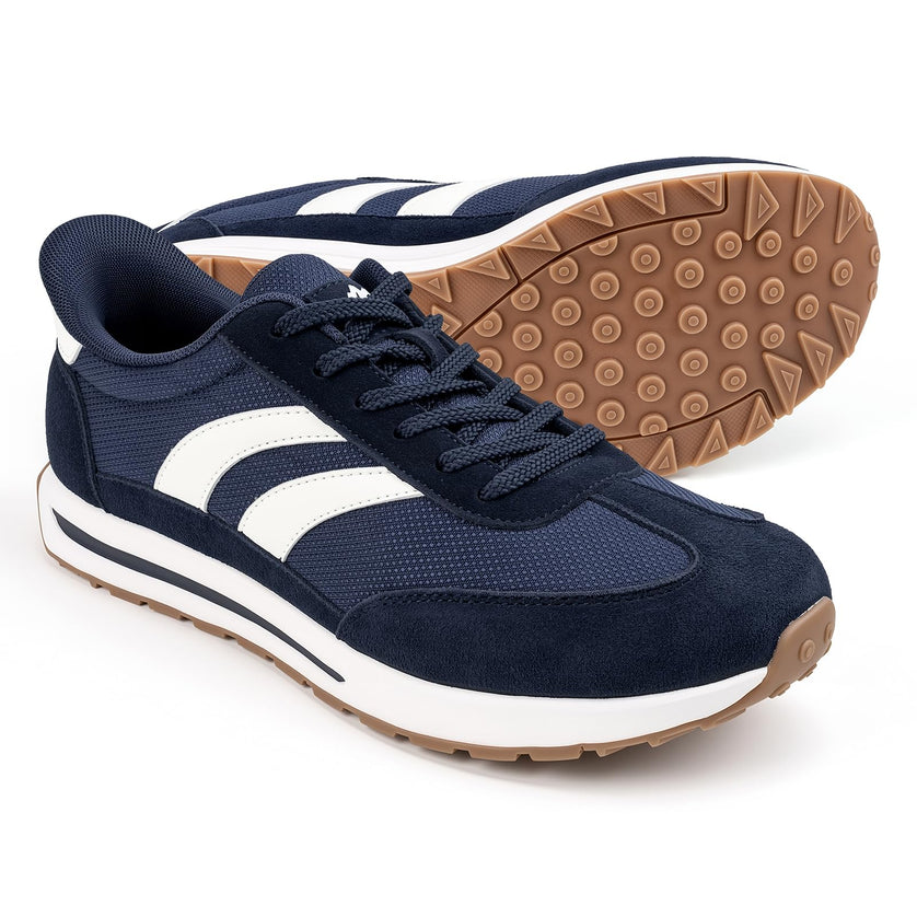 HORIZON Midnight Navy Wide Toe Box Casual Sneakers