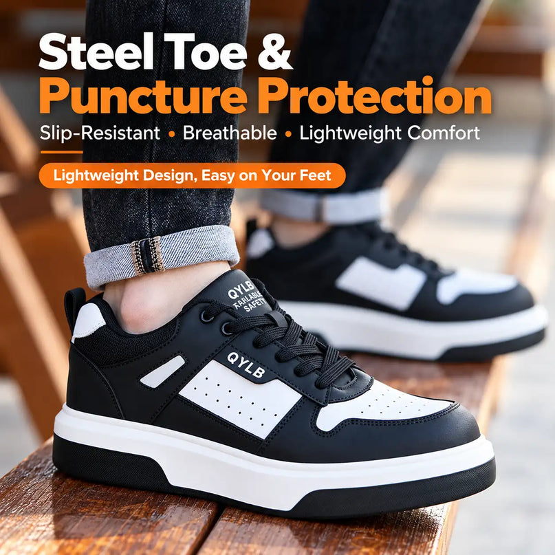UrbanGuard Lightweight Steel Toe Safety Sneakers