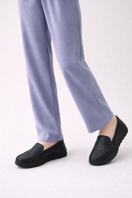 Chaussures plates à enfiler pour femme Elara