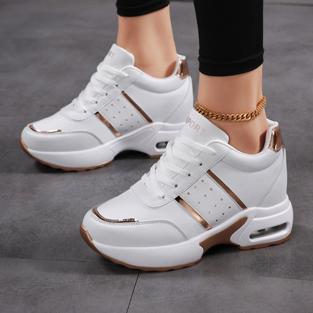 Damsneaker med blush-dämpning