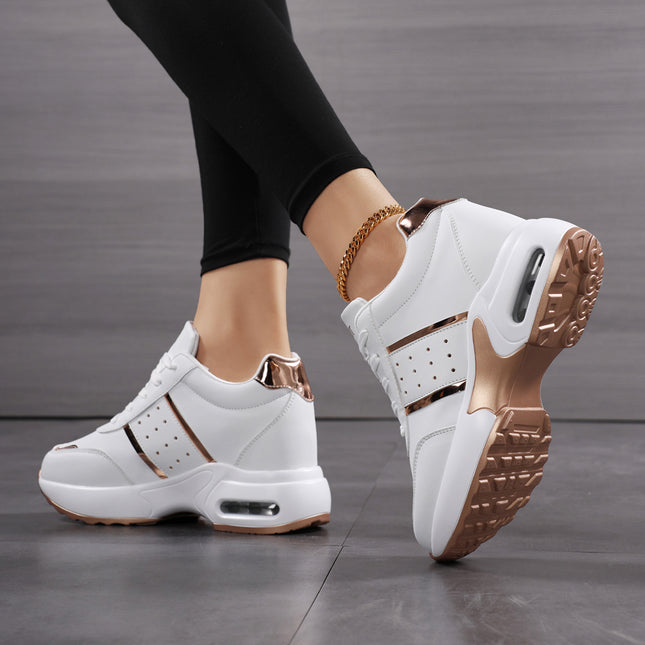 Damsneaker med blush-dämpning