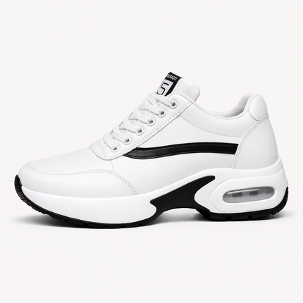 Height Increasing White Casual Shoes