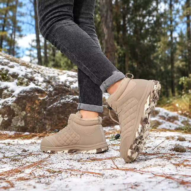 AlpineRoam Wide Toe Winter Hiking Boots