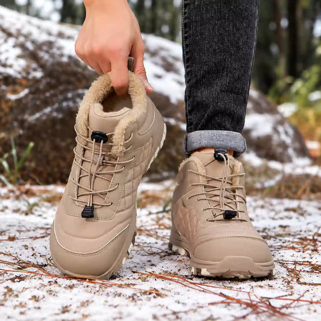 AlpineRoam Wide Toe Winter Hiking Boots